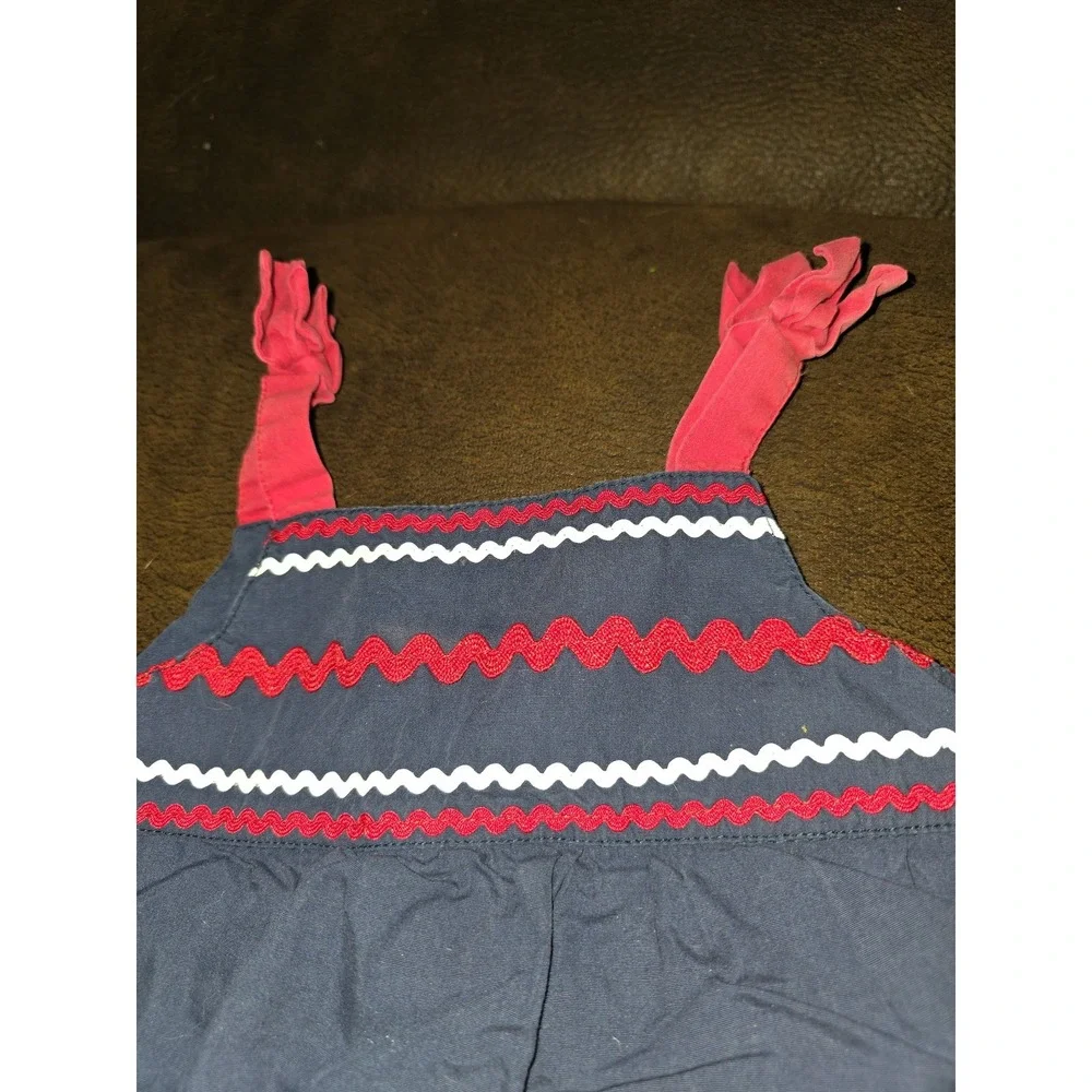 Gymboree outlet 4th of july striped dress size 6 12 months